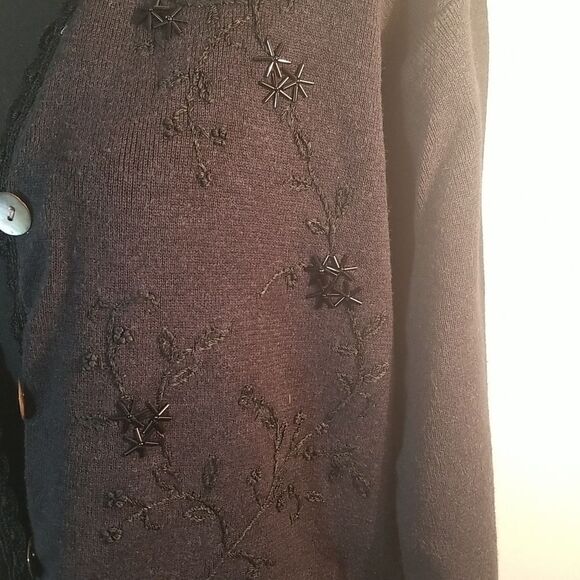 Epogee Sequin Cardigan Sweater. C1 - Picture 5 of 7